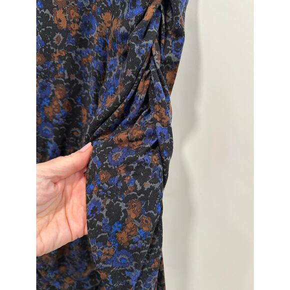 NWT Veronica Beard Gretna Dress Sapphire Multi Print Size L - Picture 8 of 12